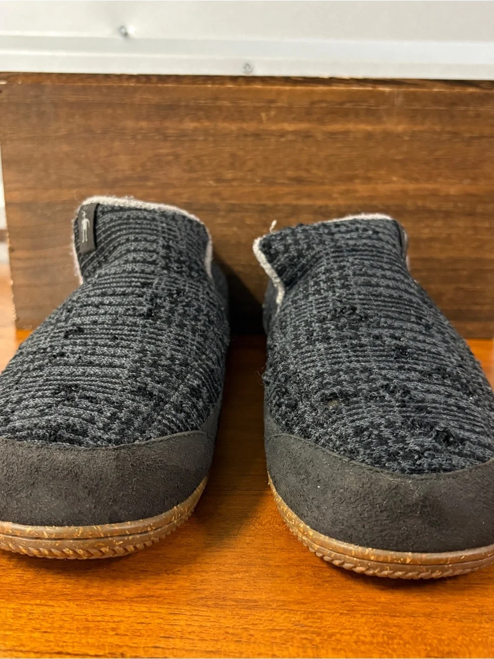 Smartwool Men Gray Wool House Slipper Slip On Loafer Size 10